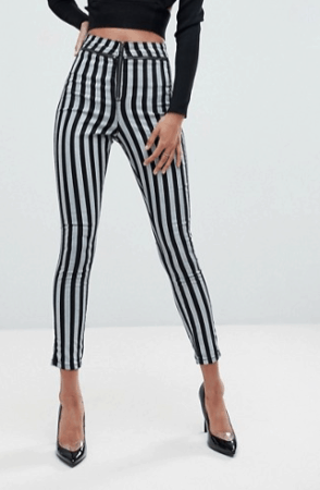 Asos striped skinny pants