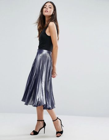 marcel ostertag fashion for less - metallic skirt