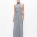 dark grey formal gown