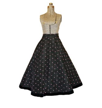 Vintage 1950s Full Circle Skirt