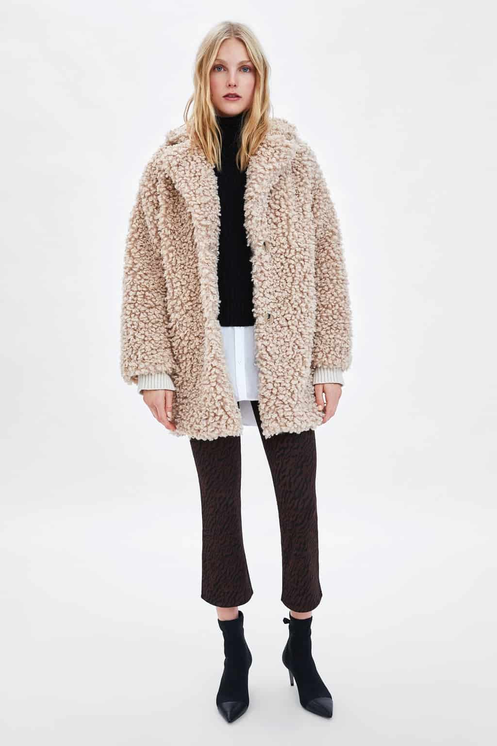 Faux Fur Coat from Zara