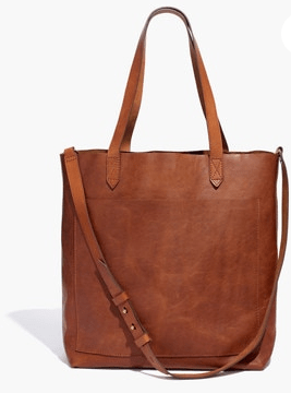 Brown tote bag