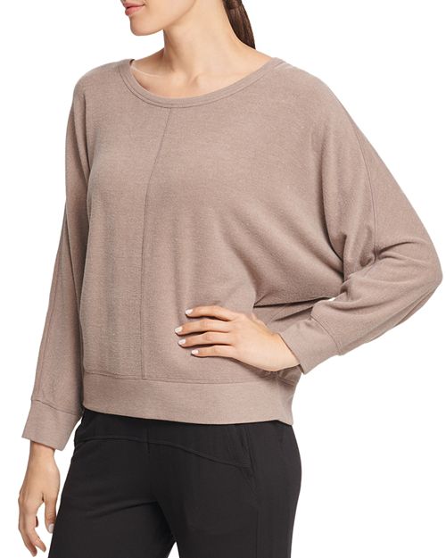 Brown dolman sleeve sweatshirt