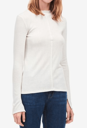 Long sleeve ivory sweater