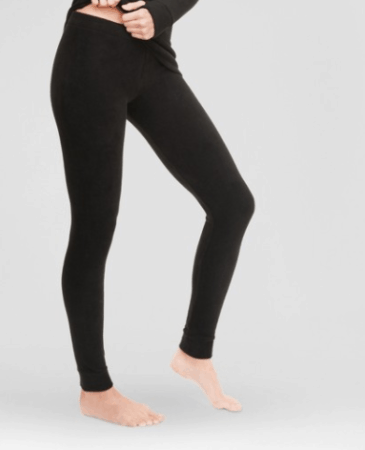 Black Fleece Leggings from Target