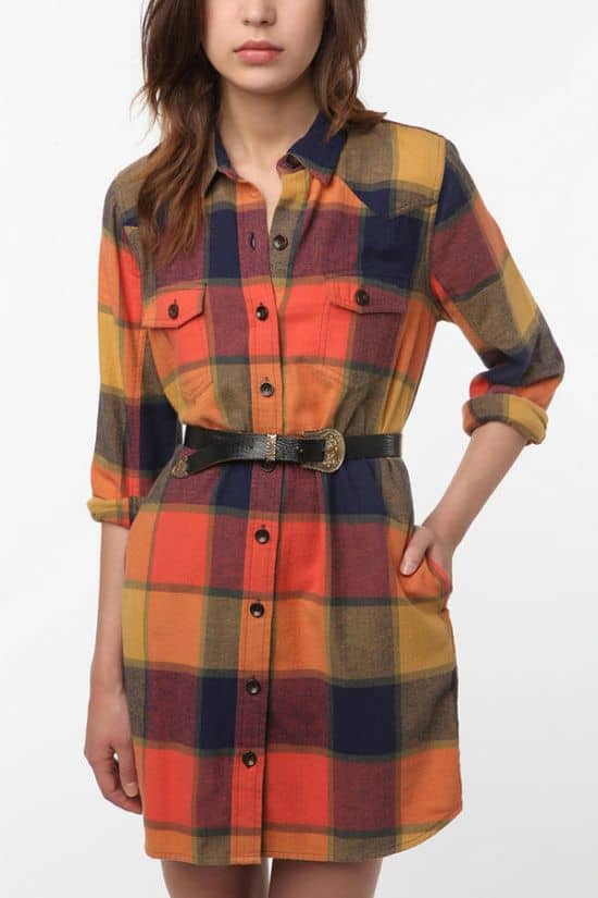 Flannel Fall Dress