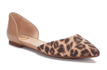 Leopard print flats for spring