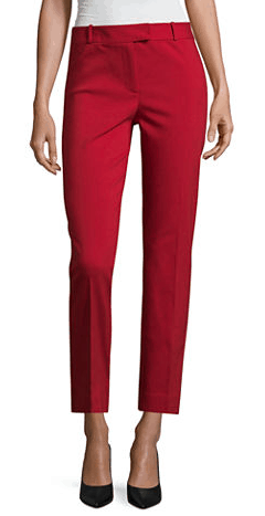 Red ankle pant 