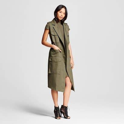 Womens Sleeveless Trench, $39.99, Target