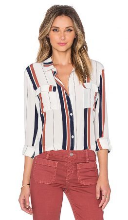 Silk Tailored Shirt, $129, Revolve