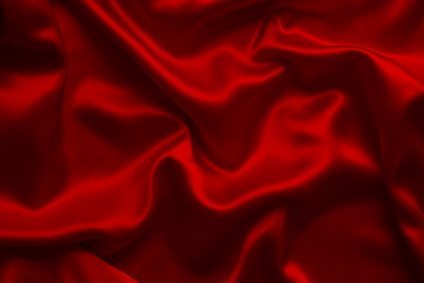 red silk fabric