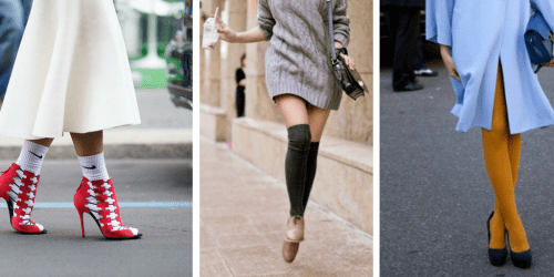 layering clothes for winter - socks, stockings and tights