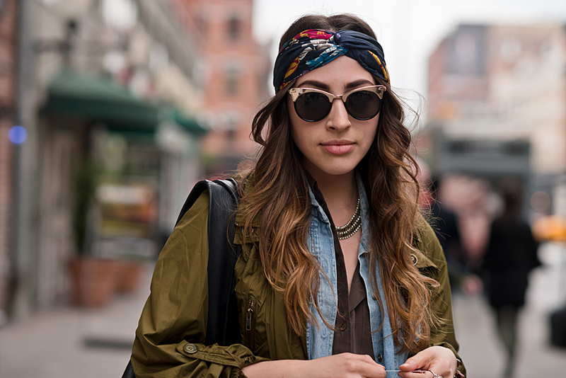 how to wear a headscarf- woman wearing crown headscarf