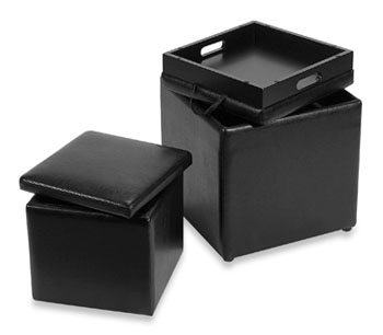 Storage Ottoman Set