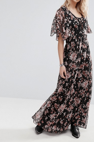 Floral Print Maxi Dress