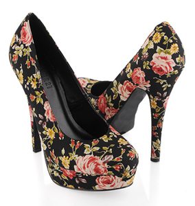 Floral heels