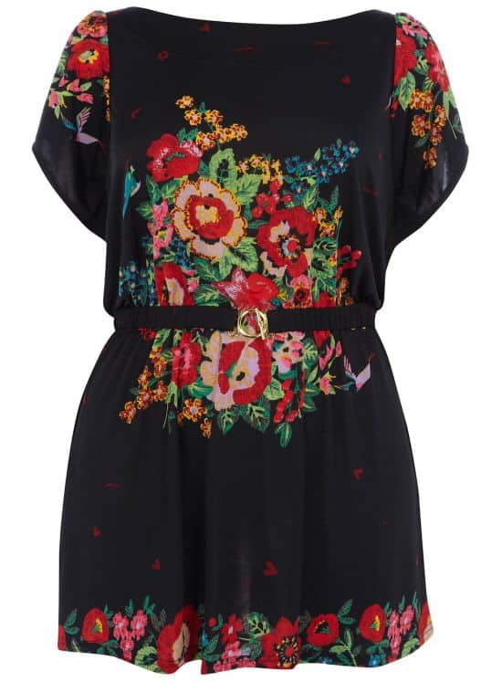 Black Floral Dress