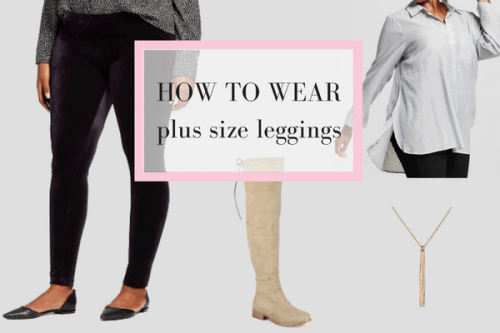 plus size leggings outfit collage