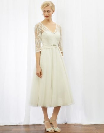 Coralie Tea Length Dress, $525, Monsoon