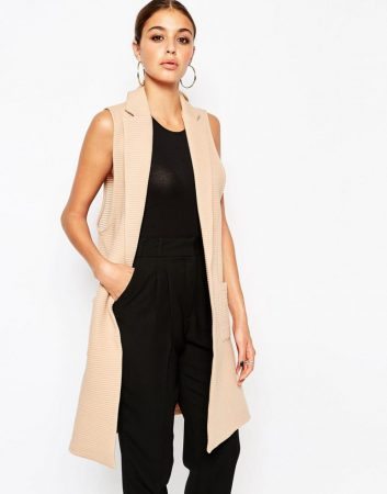 River Island Sleeveless Tailored Blazer, $90, ASOS