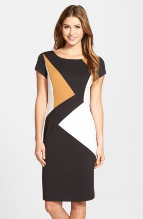 Colorblock Ponte Sheath Dress, $118, Nordstrom