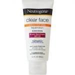 To keep breakouts away,  choose a sunscreen targeted for the face.  Look for labels that read non-comediogenic (translation-- won't clog pores) and oil-free. Neutrogena's Clear Face Break-Out Free feels like a moisturizer, and absorbs quickly without leaving greasy residue.