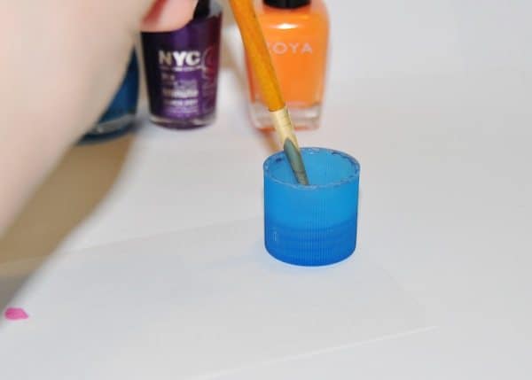 watercolor nails tutorial - Step 2