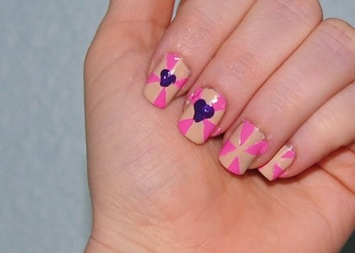 Heart Burst Nail Tutorial Step 6