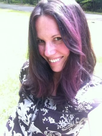 New Facebook profile picture to show off my pink streak.