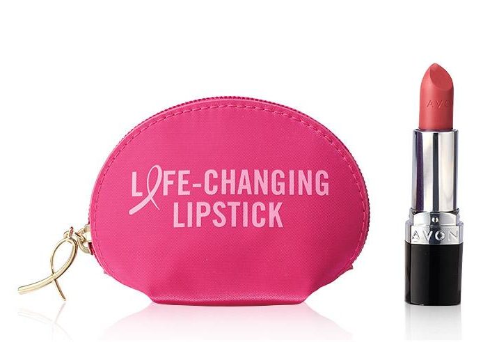 Avon life changing lipstick to support breast cancer awareness