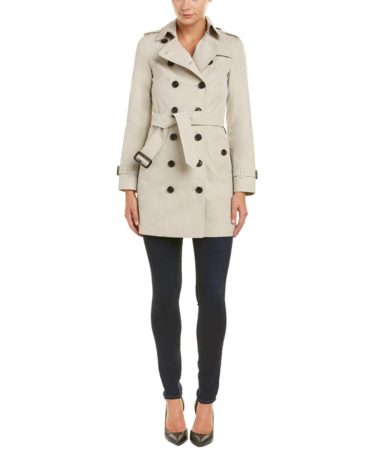 Tan Burberry Trench Coat