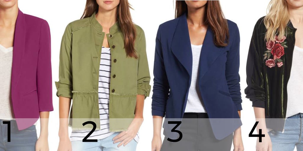 Two blazers and two jackets under $50 from Nordstrom Anniversary Sale