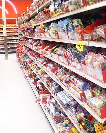 Target aisle