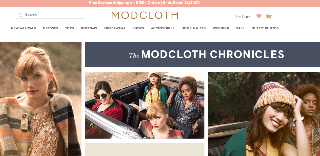 how to shop modcloth