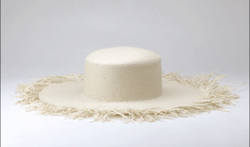 Classic, Brigitte Bardot inspired straw beach hat