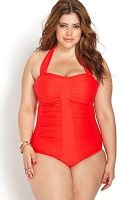 Retro Halter Swimsuit