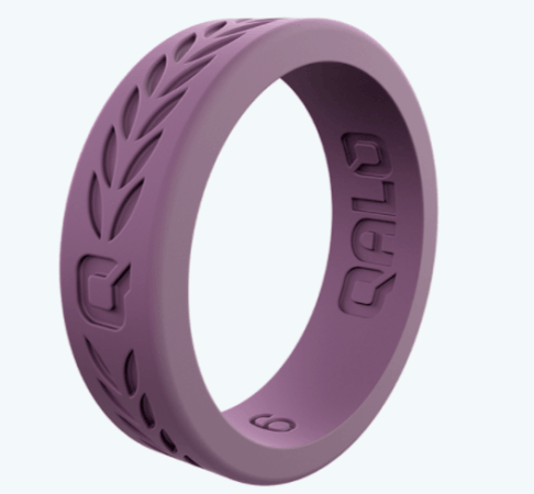 Purple silicon ring