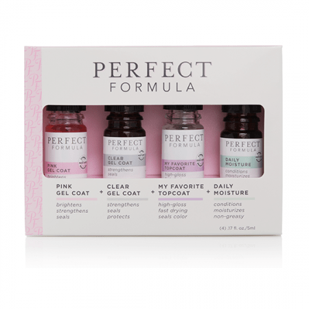 beauty gift ideas for mom - a set of gel and nailcare formulas by Perfect Formula